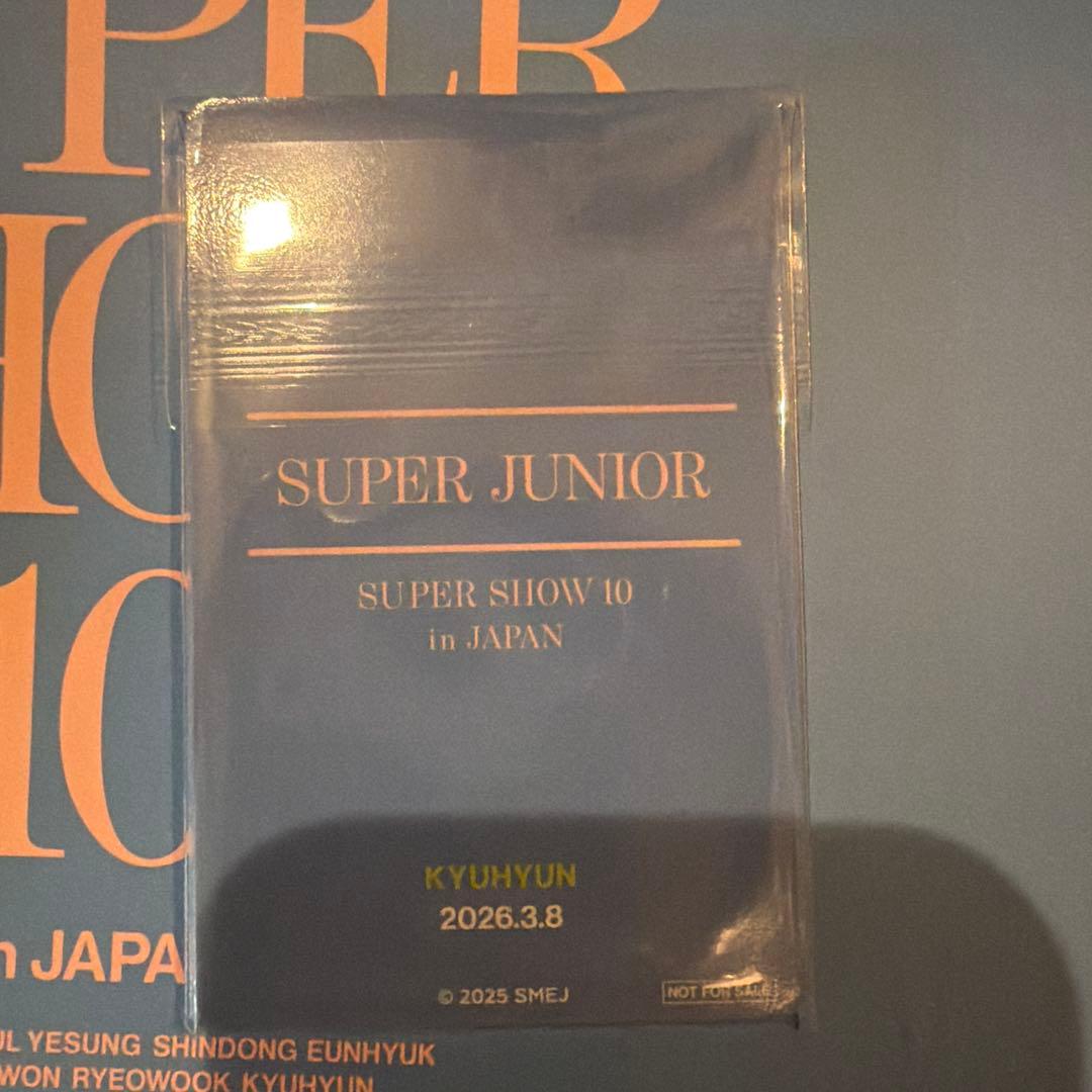 【埼玉両日・全メンバー】SUPER JUNIOR プレミアムシート　トレカ