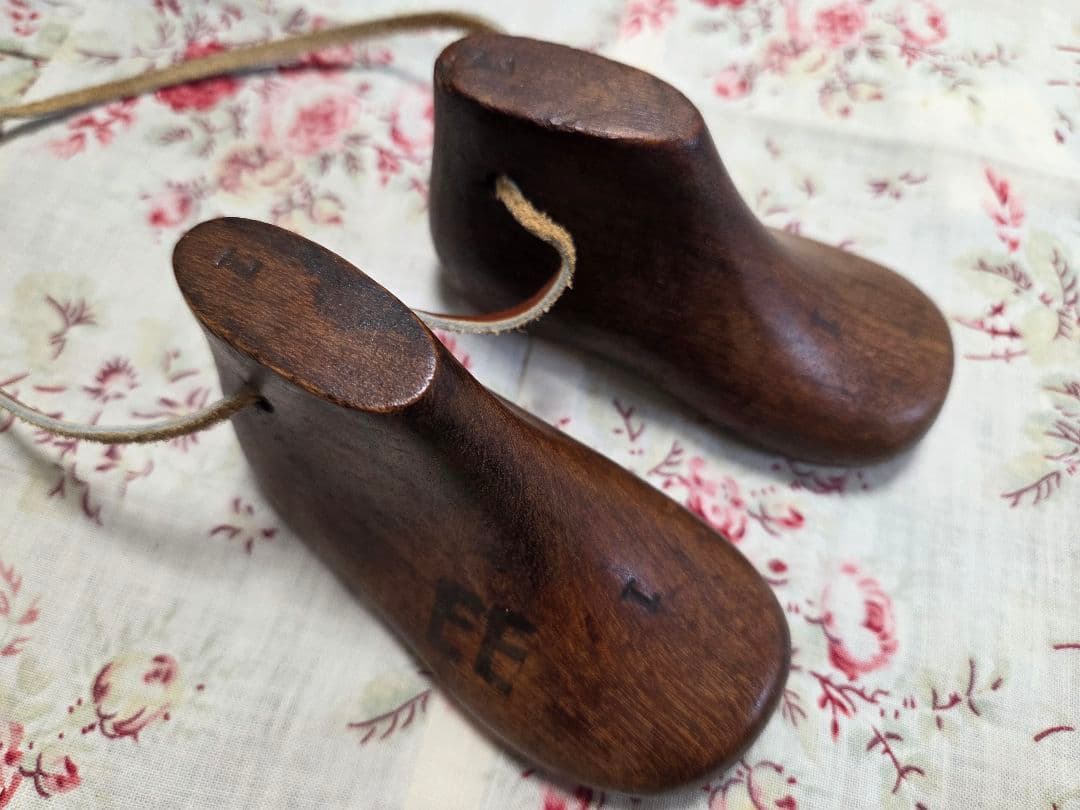 アンティーク木製子供靴型 shoe mold シューモールド