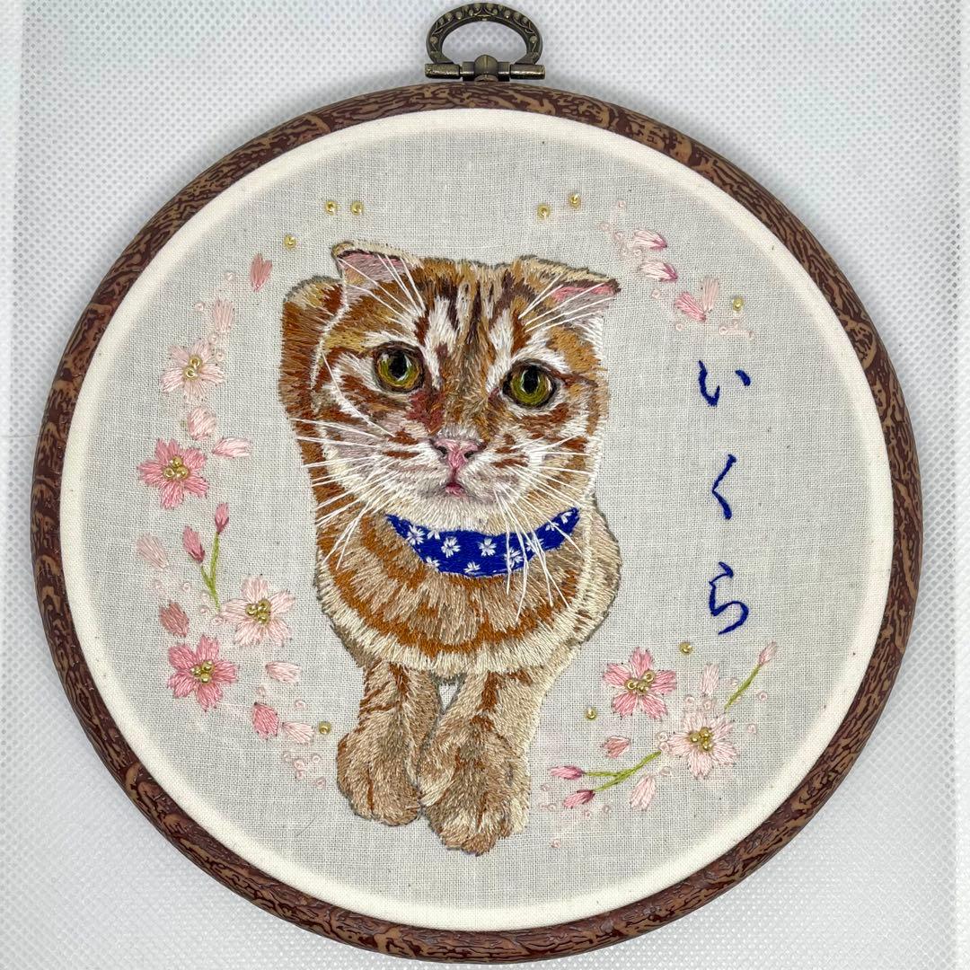 まるこ様うちの子刺繍 チャーム 丸額最大
