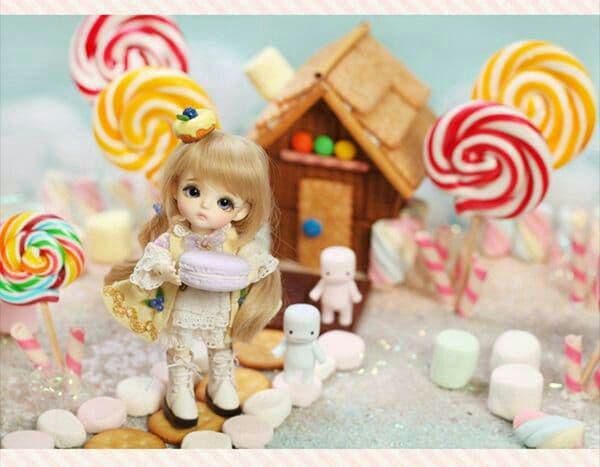 bjd ドール本体＋フルセット1/8サイズ 16cm lay1