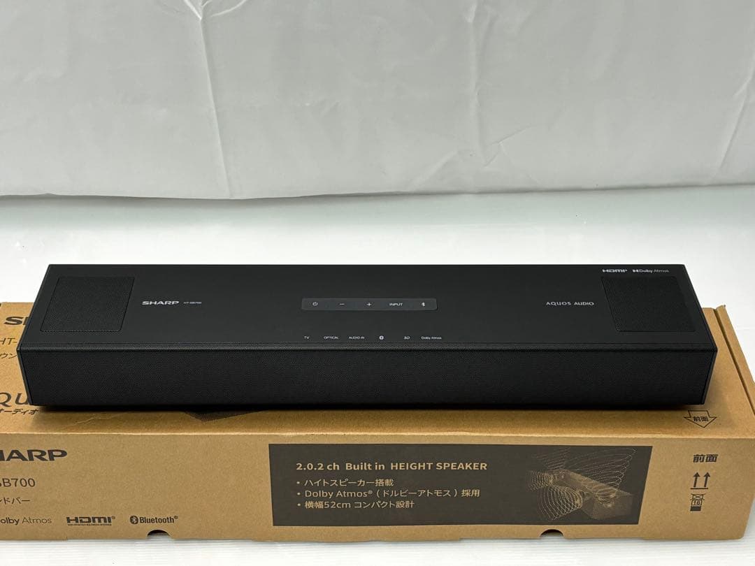 【美品/2023年製】SHARP サウンドバー HT-SB700