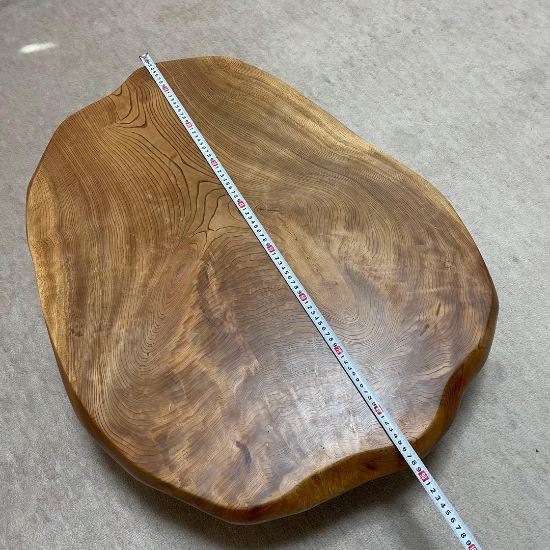 一枚板　座卓　無垢材　天然木　和家具 センターテーブルにも　90弱×70弱