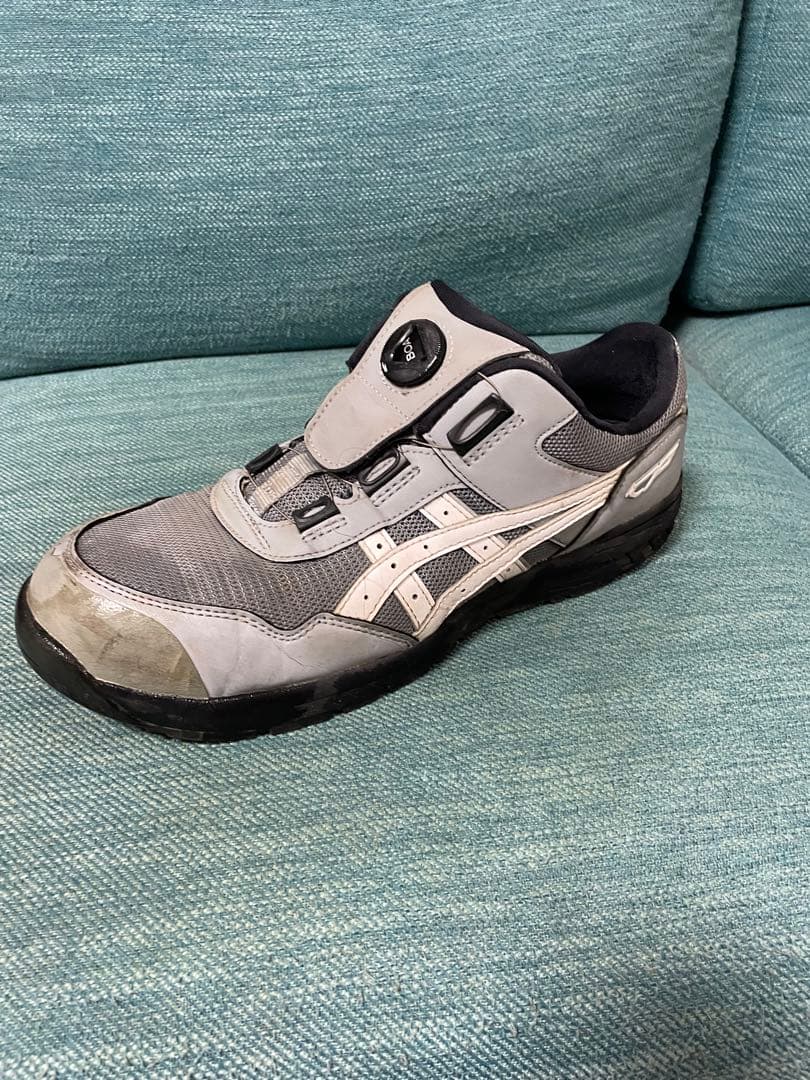ASICS 中古安全靴 WIN JOB CP209 BOA 28cm グレー