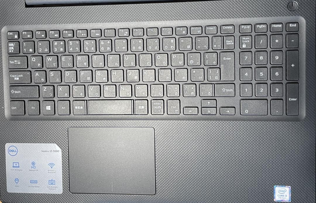 Windowsノート本体 DELL Vostro3581 Core i3 8G SSD128G Win11