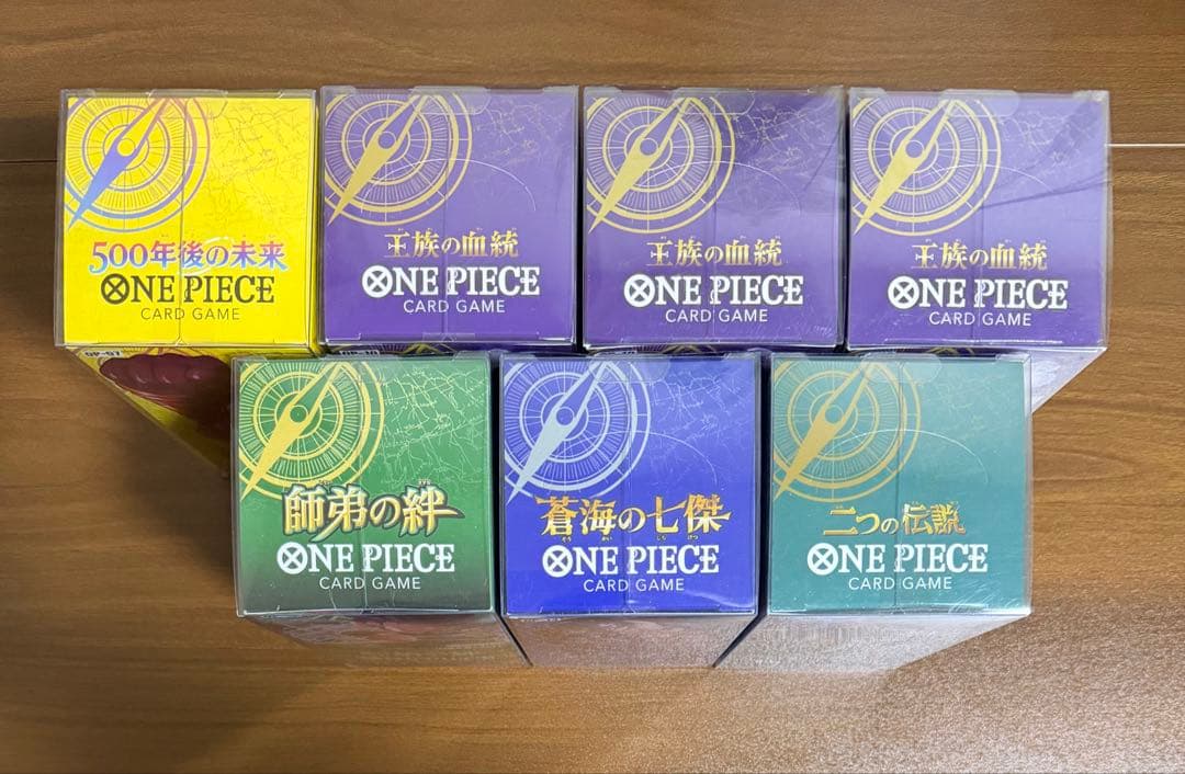 ワンピースカード BOXまとめ 7BOX 未開封 テープ付き
