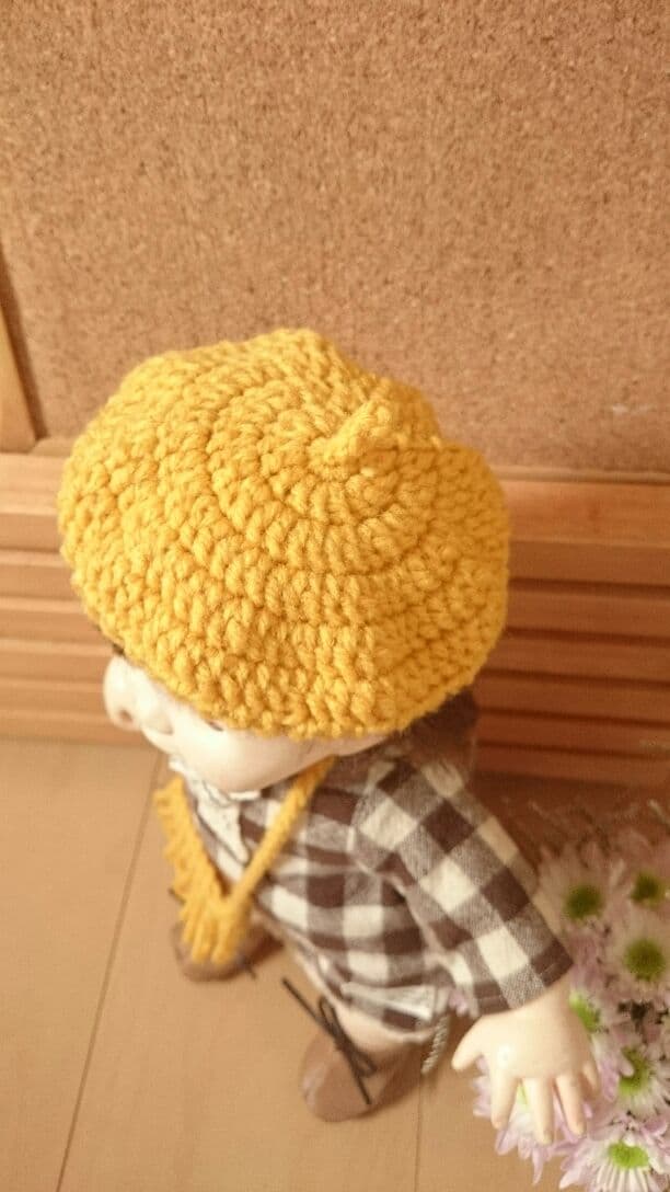ぽぽちゃん 帽子(ベレー帽) オーダーストップ中