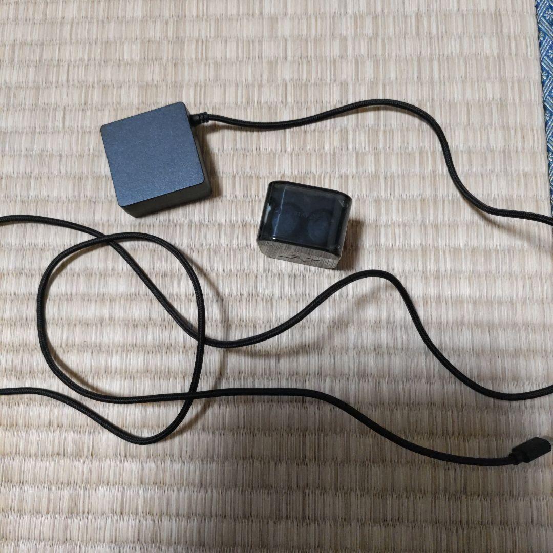 ブラック ワイヤレスイヤホン 充電ケーブル付き