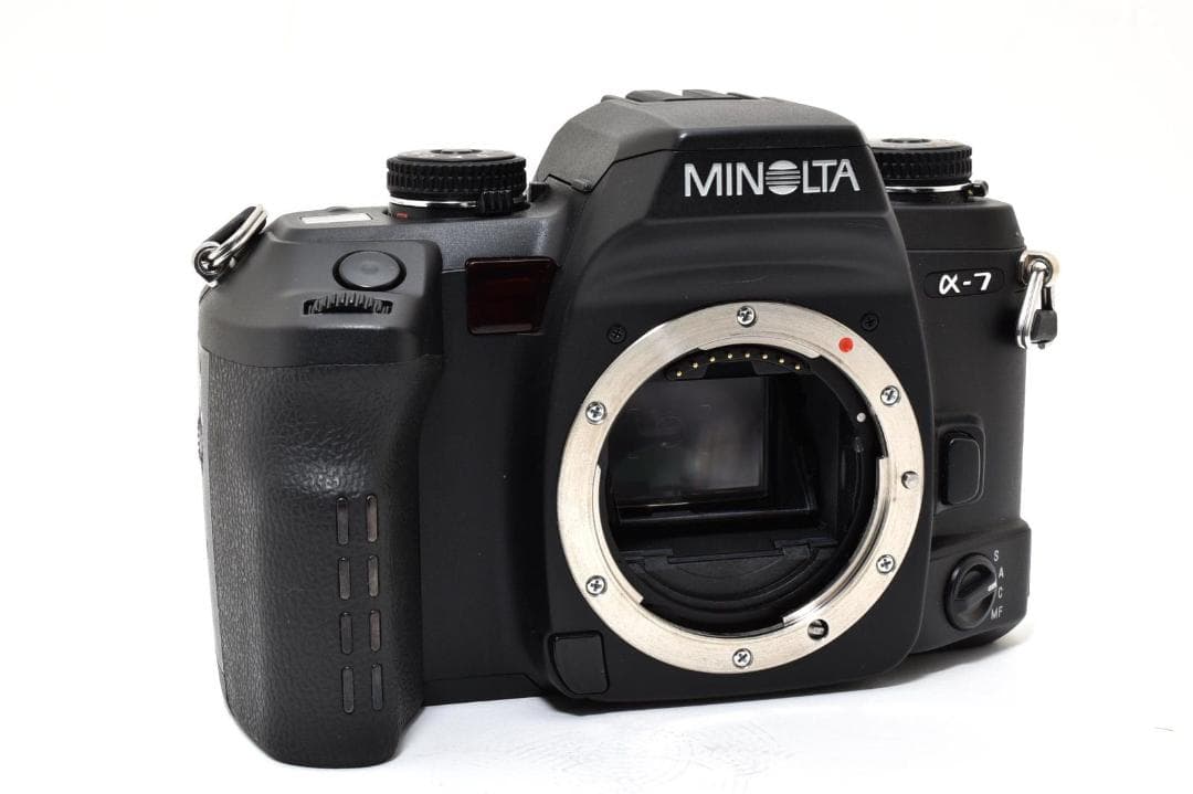 動作良好 ミノルタ MINOLTA α-7 一眼レフカメラ ブラック
