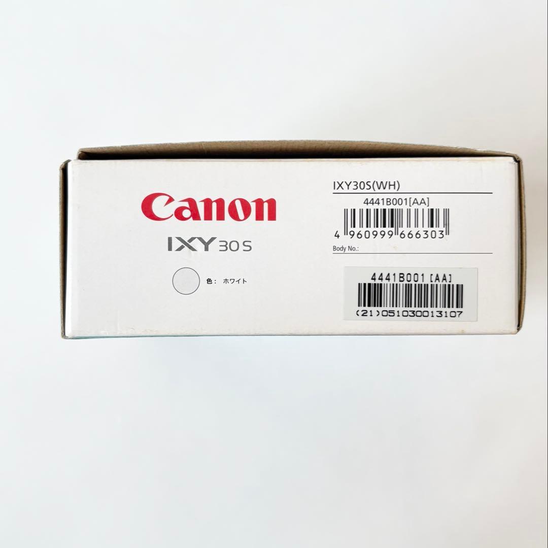 Canon IXY 30S White F2.0 Supercar 本体付属品