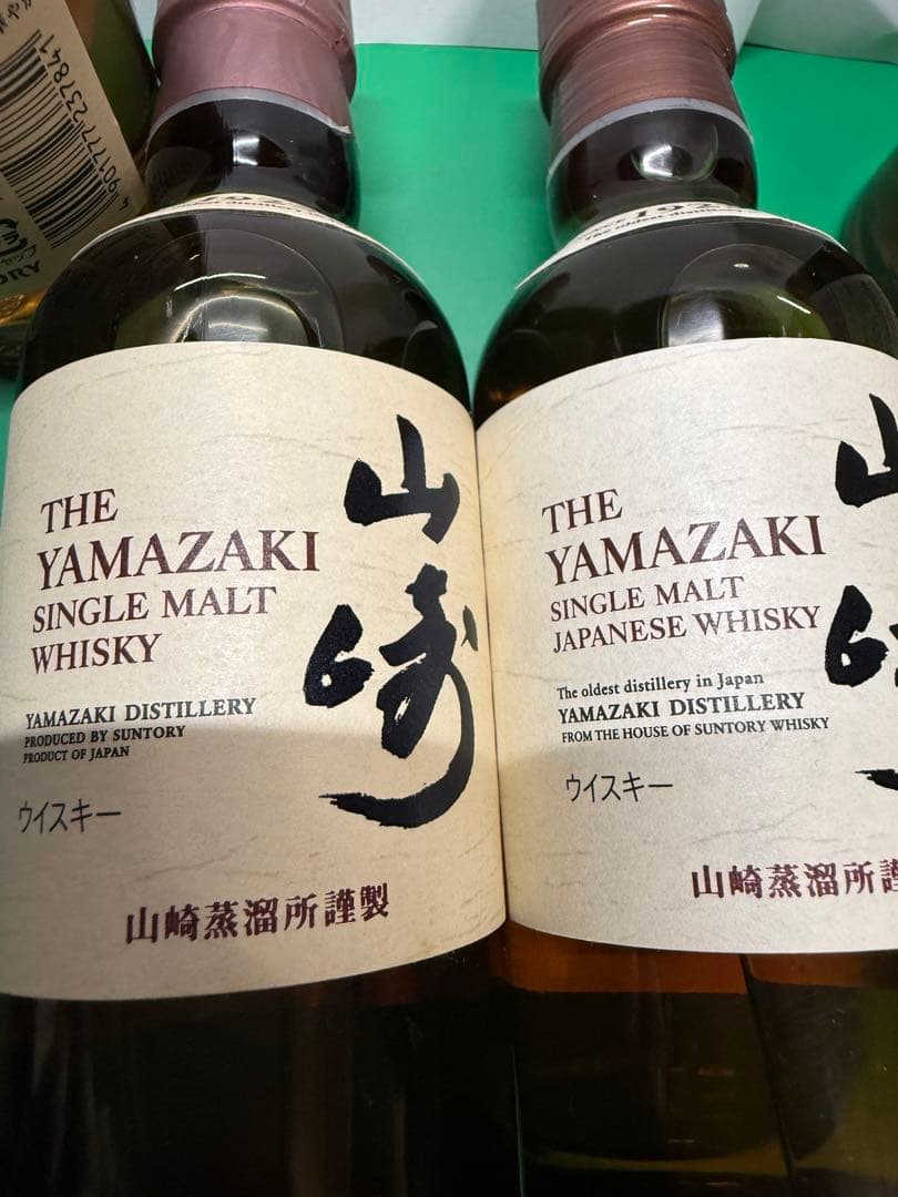 ［6本セット］サントリーシングルモルトウイスキー 山崎NV 180ml