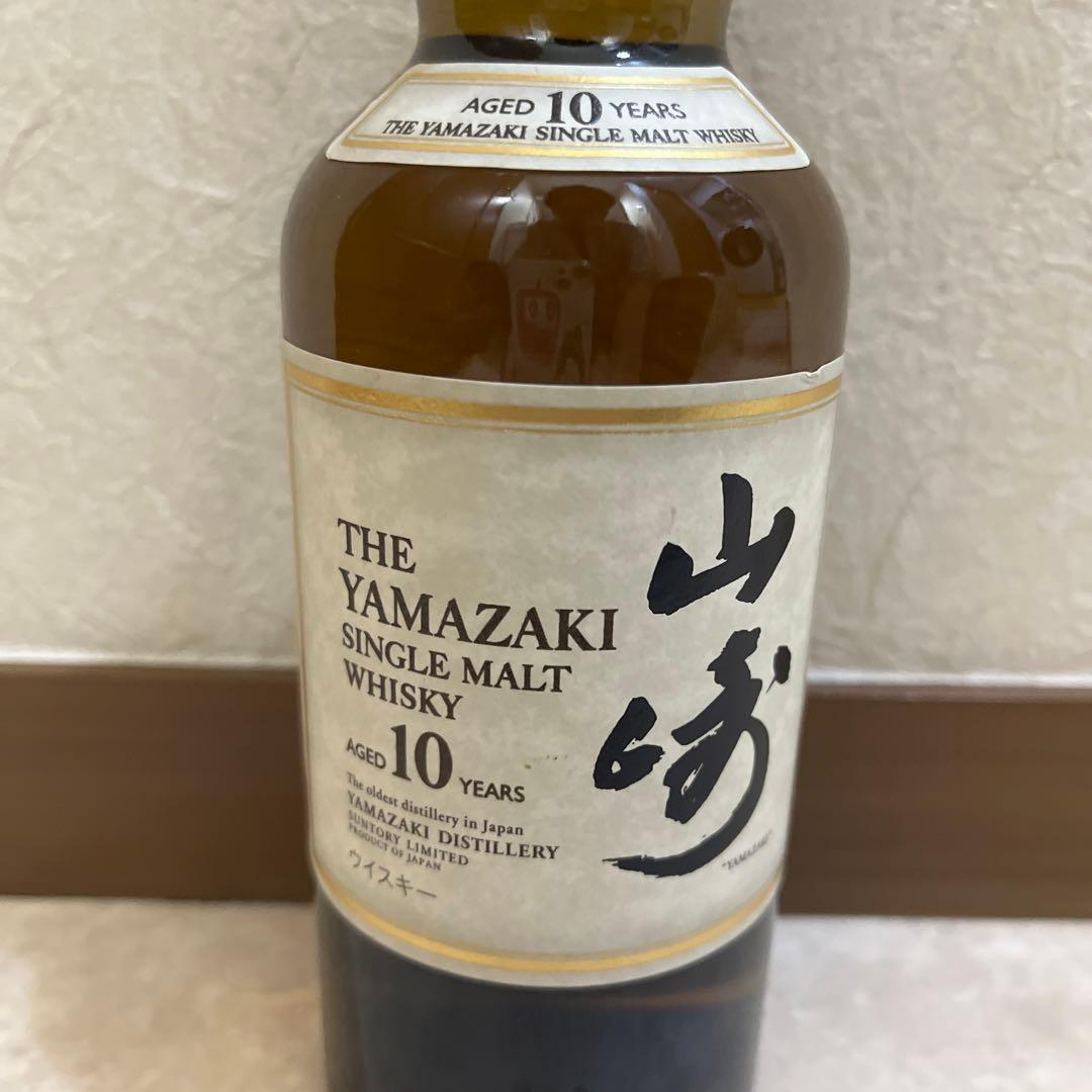 山崎 シングルモルトウイスキー 10年 350ml