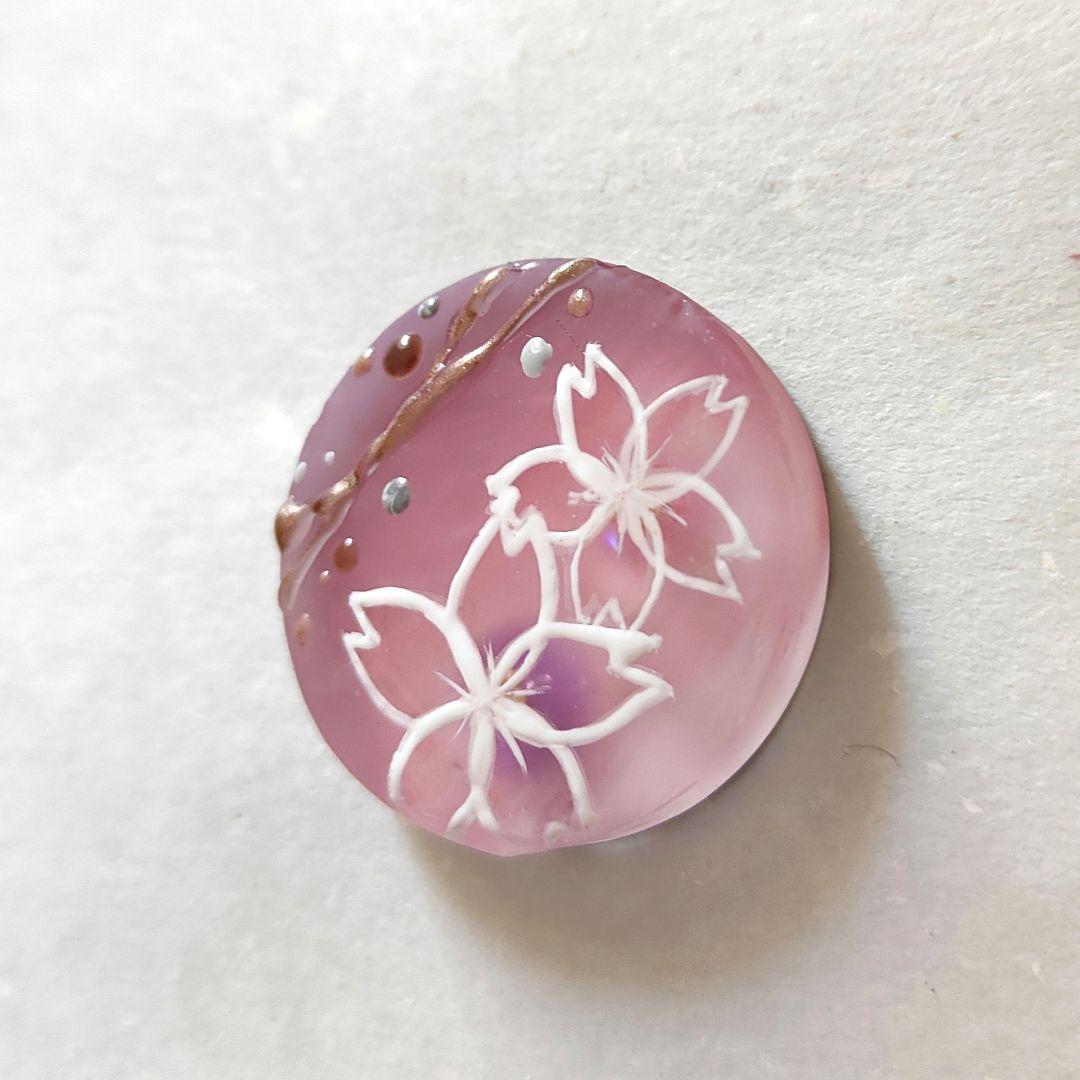 【743】ハンドメイド　レジン　ヘアゴム　ポニーフック