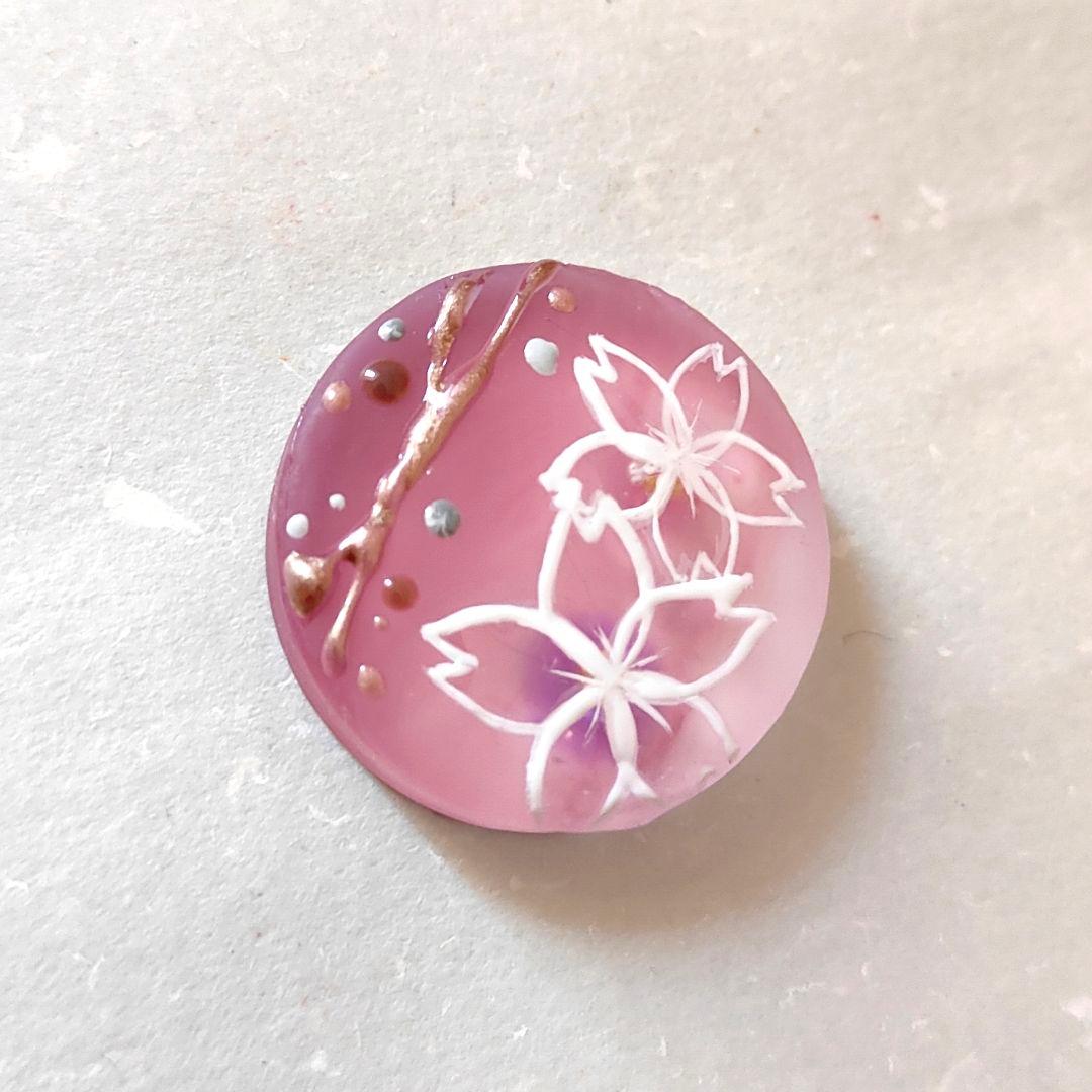 【743】ハンドメイド　レジン　ヘアゴム　ポニーフック