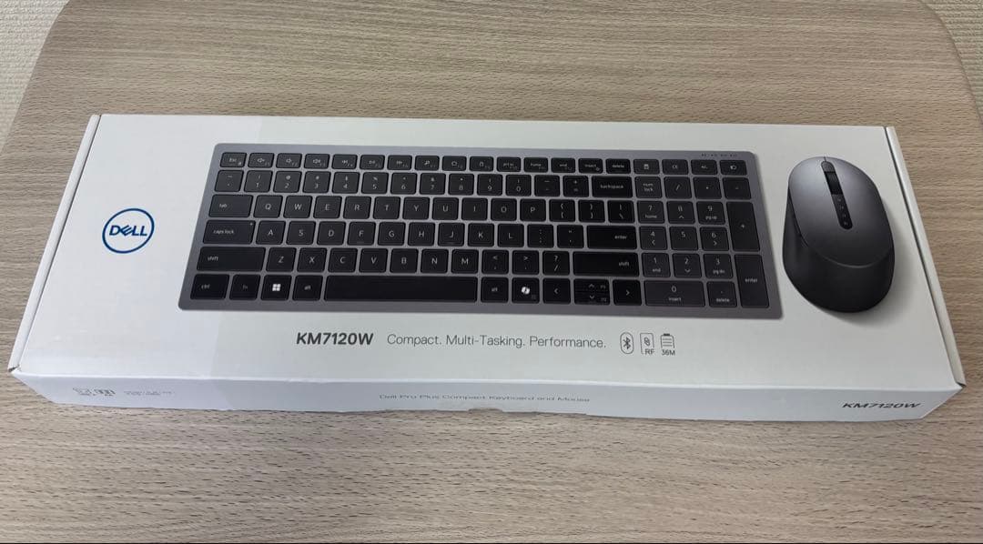 【超美品】DELL KM7120W 日本語ワイヤレスキーボード＆マウスセット