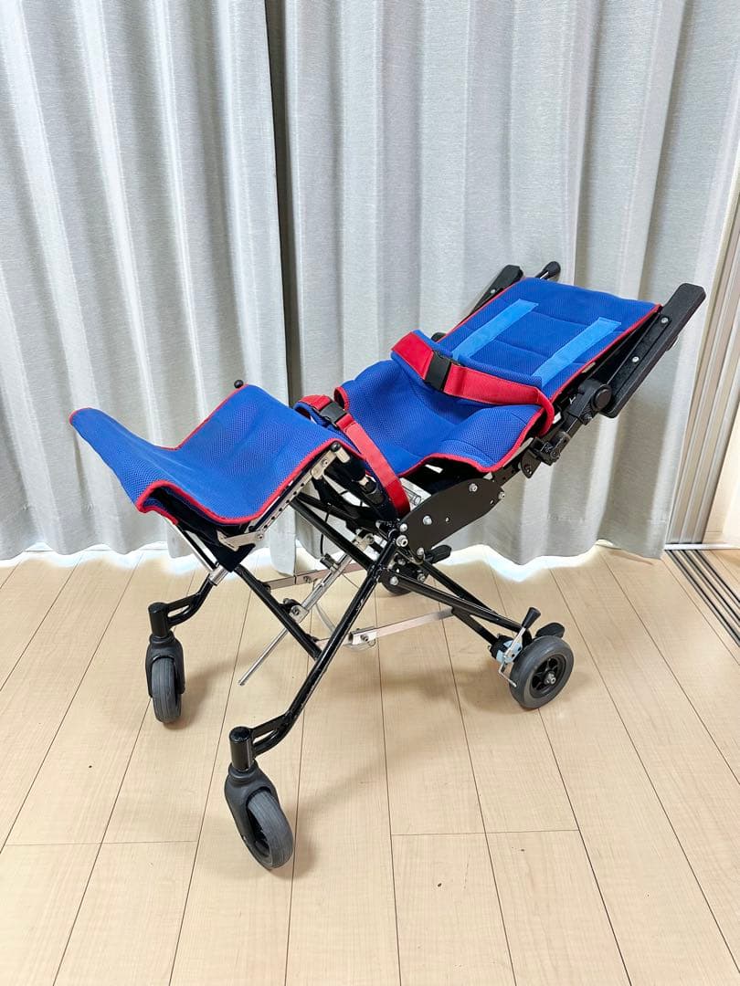 折りたたみ式 介助用 車椅子 子供用 リクライニング