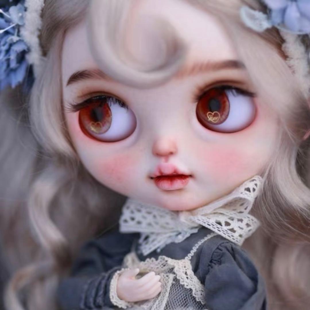 カスタムブライス フルセット かわいい 優しい 作家様 グレーブルー