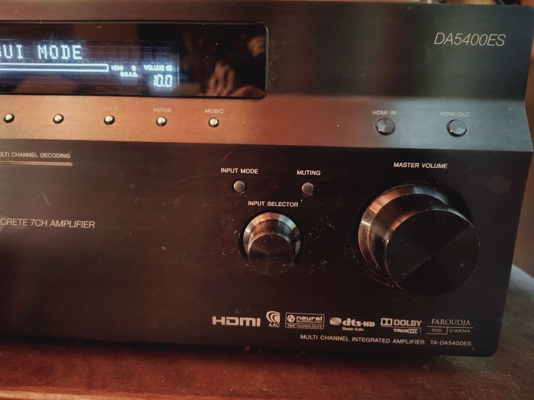 SONY　TA-DA5400ES　ジャンク扱い　プリメインアンプ　ソニー