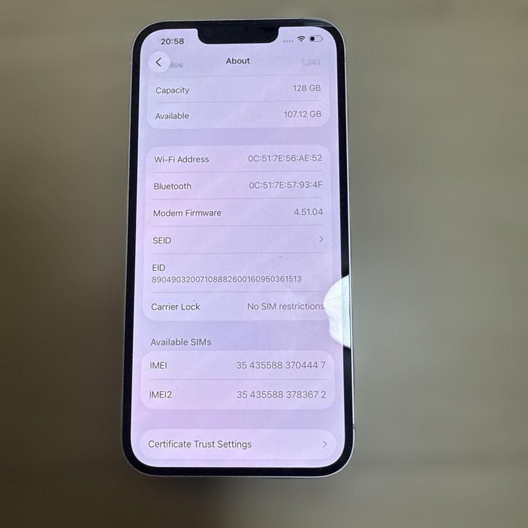 Apple iPhone 14 128gb ホワイト