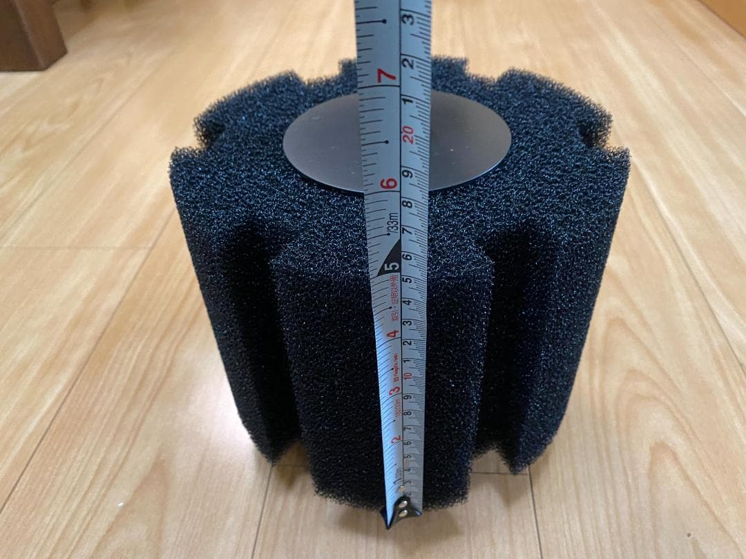 超大型スポンジフィルター(ワイドタイプ・新品)4個スペアエアストーン付
