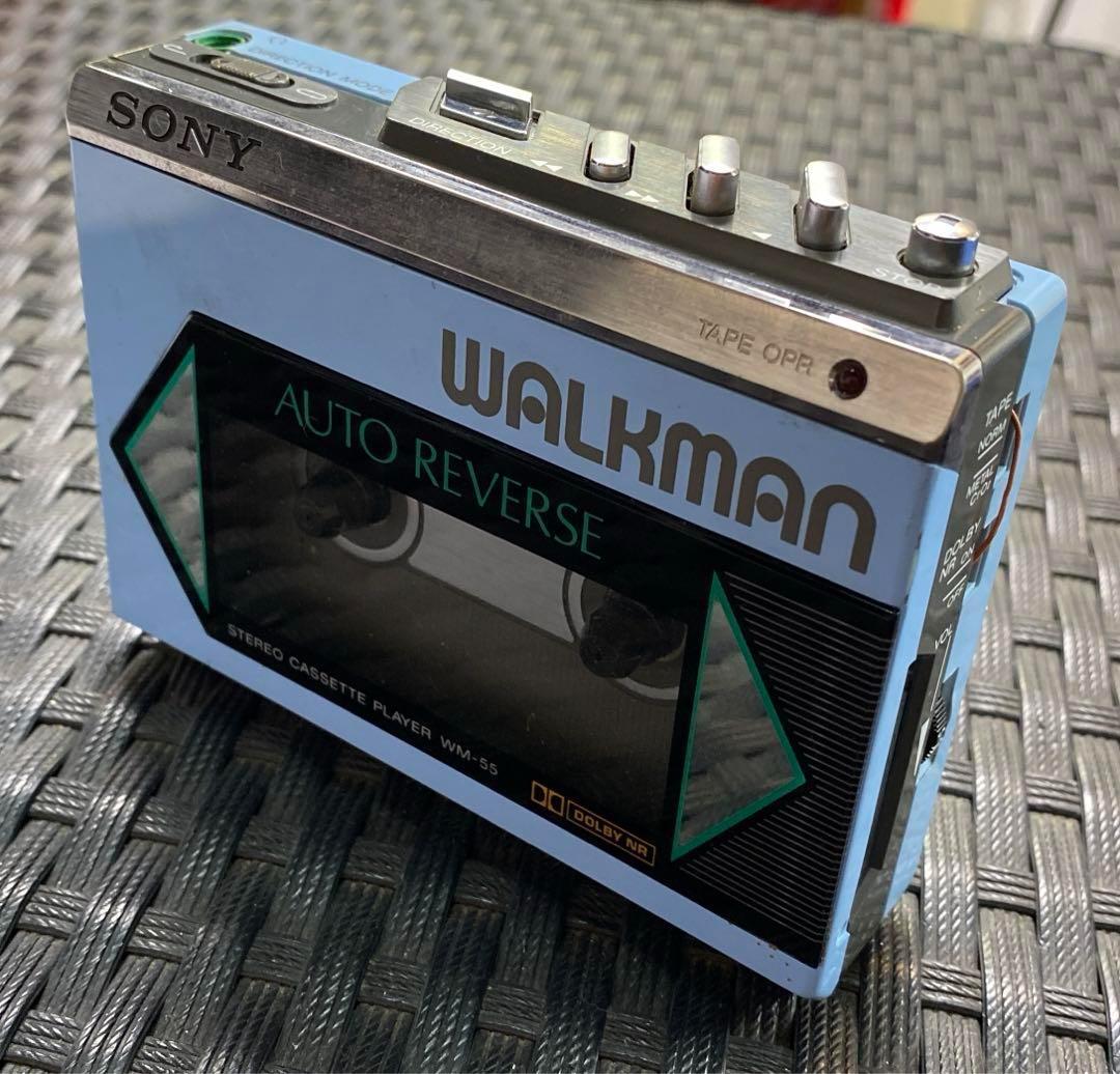 【昭和レトロ】SONY カセットウォークマン　WM-55