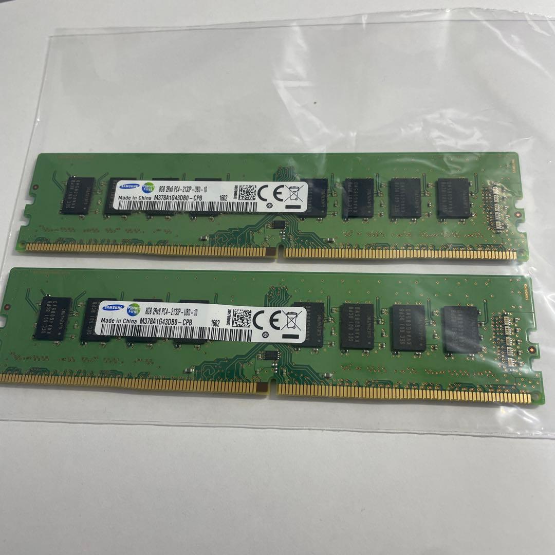 メモリー SAMSUNG 16GB(8GBx2) DDR4 PC4-2133P
