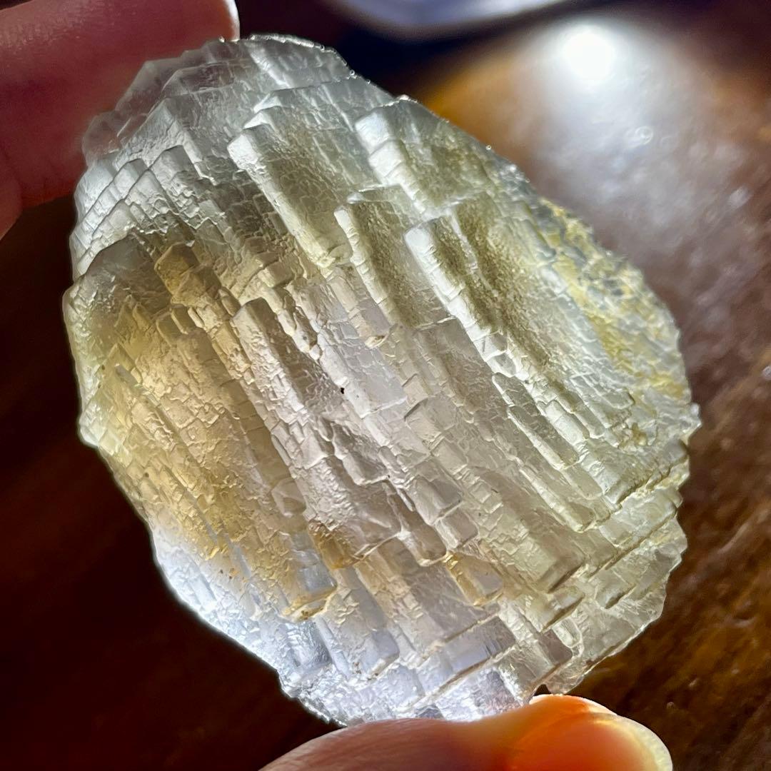 美品 フローライト ライトブルー 372.4ct 幾何学模様 蛍石 原石 鑑賞石