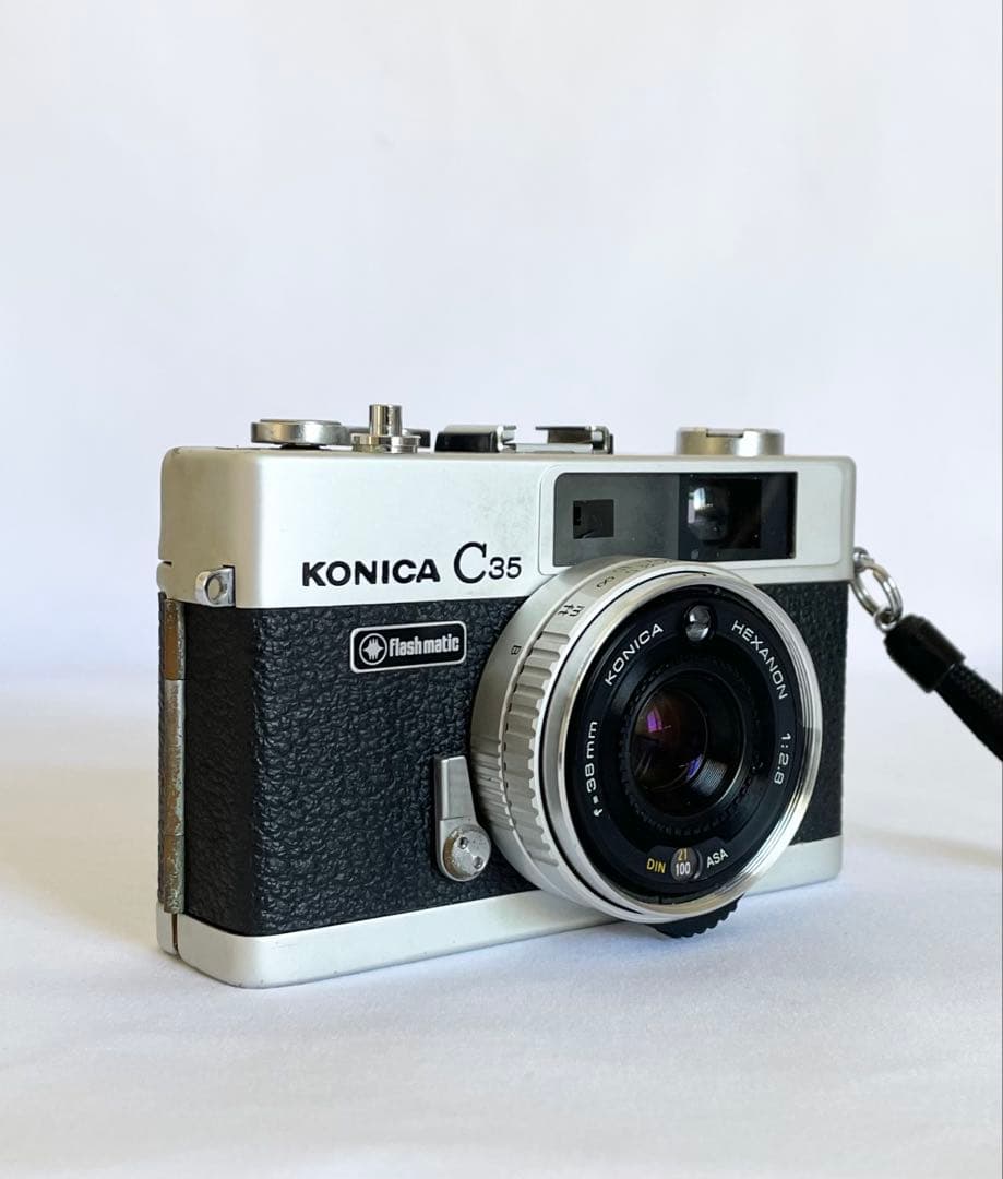 【完動品】Konica C35 Flash maticフィルムカメラ 動作確認済