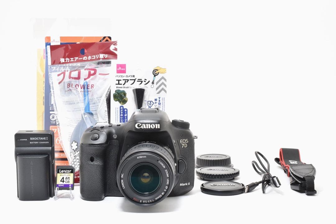 デジタル一眼レフカメラCanon EOS 7D MarkⅡ 標準レンズセット