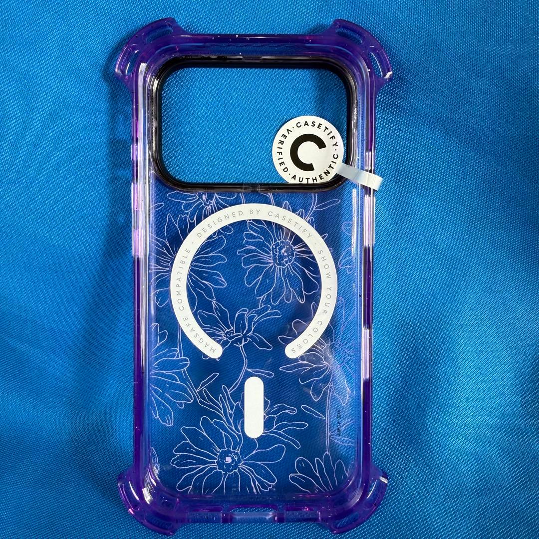 新品未使用 CASETIFY iPhone17pro バウンスケース パープル