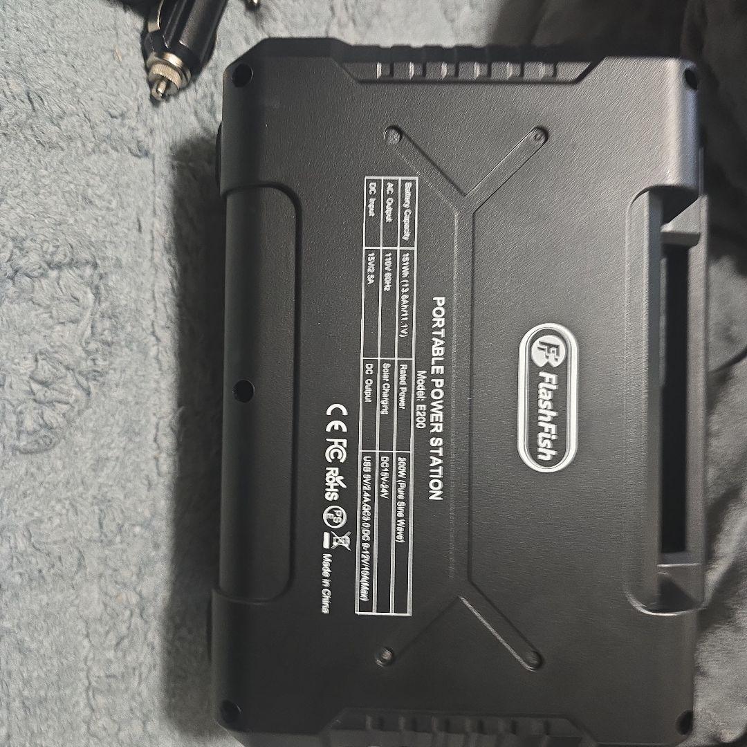 FlashFish ポータブル電源 40800mAh 200W