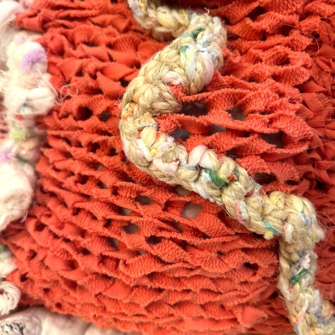 古着リメイク　ショルダーバッグ　アンティーク　刺繍　ドイリー　ヴィンテージ 古着