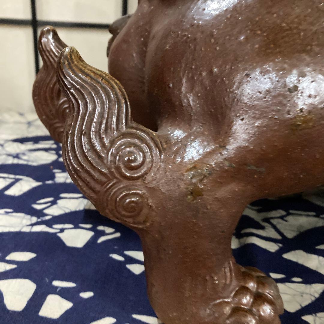 古備前骨董美術品珍品です。希少ボタン獅子銘有り只今商談中です❣️