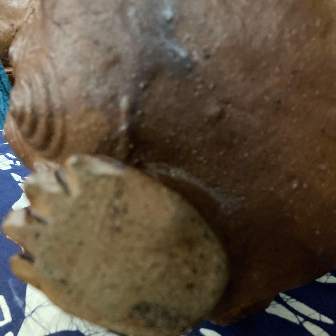 古備前骨董美術品珍品です。希少ボタン獅子銘有り只今商談中です❣️