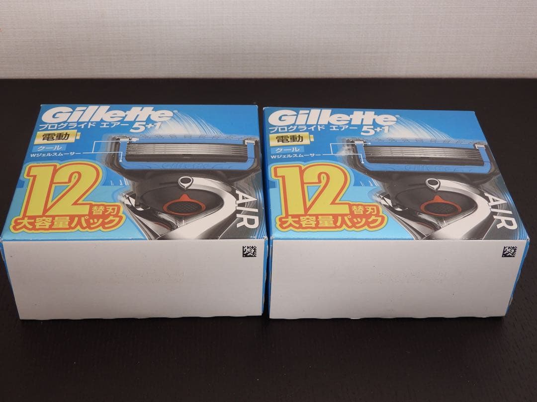 Gillette プログライド エアー 5+1 替え刃 12個入り 2箱セット