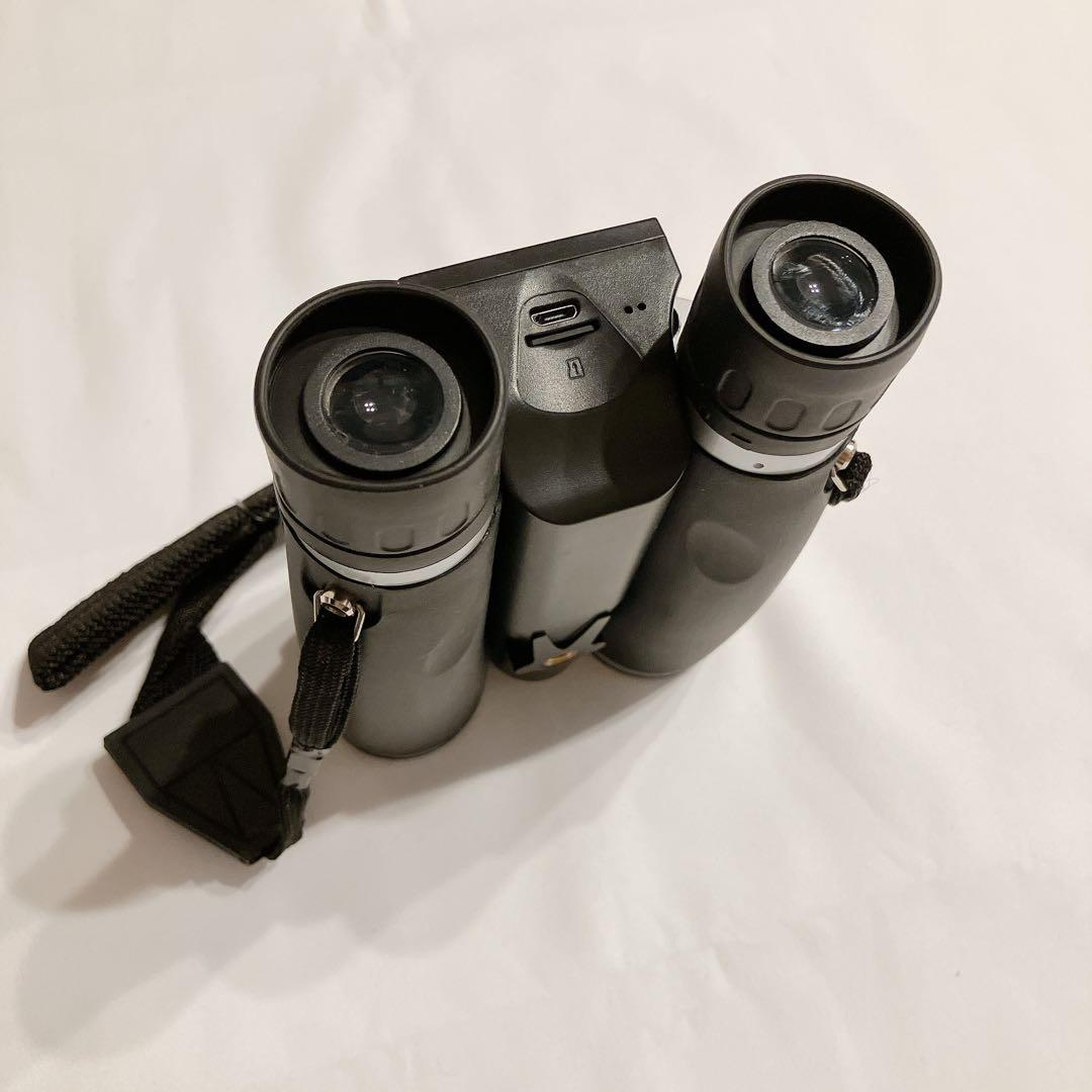 未使用品✨双眼鏡カメラ 12倍 口径 32ｍｍ 高倍率 デジタルカメラ双眼鏡