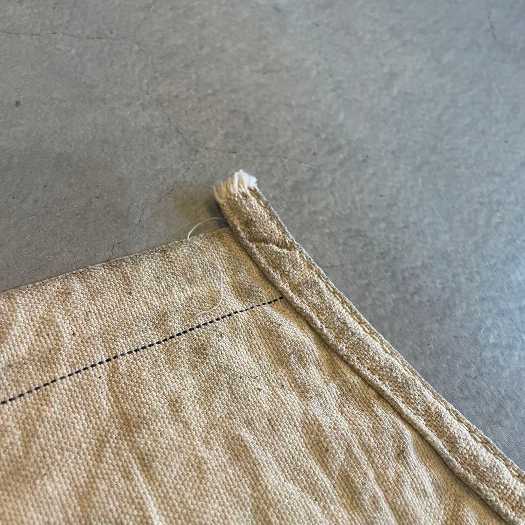 ワークエプロン　ビンテージ　染み込み　apron vintage