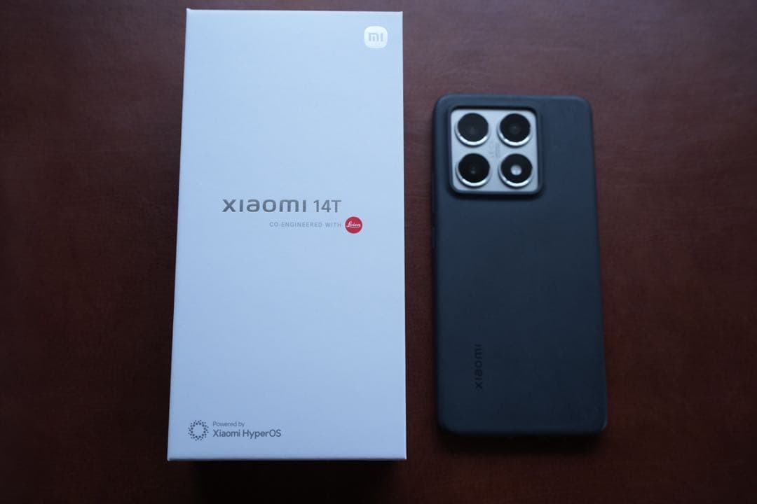 極美品 Xiaomi 14T 本体 Titan Gray 箱保護ケース付き
