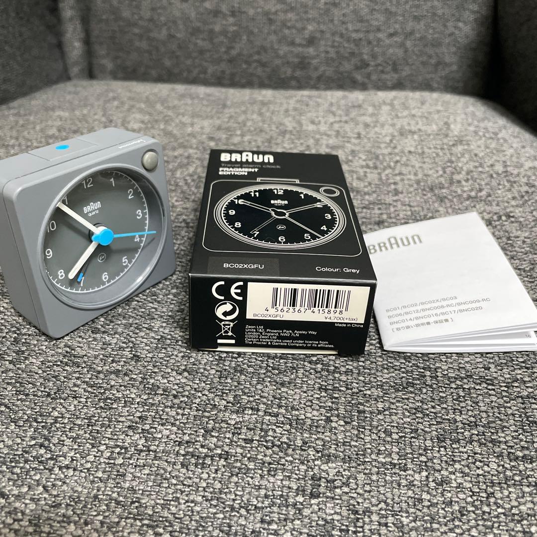 BRAUN fragment travel alarm clock 置時計