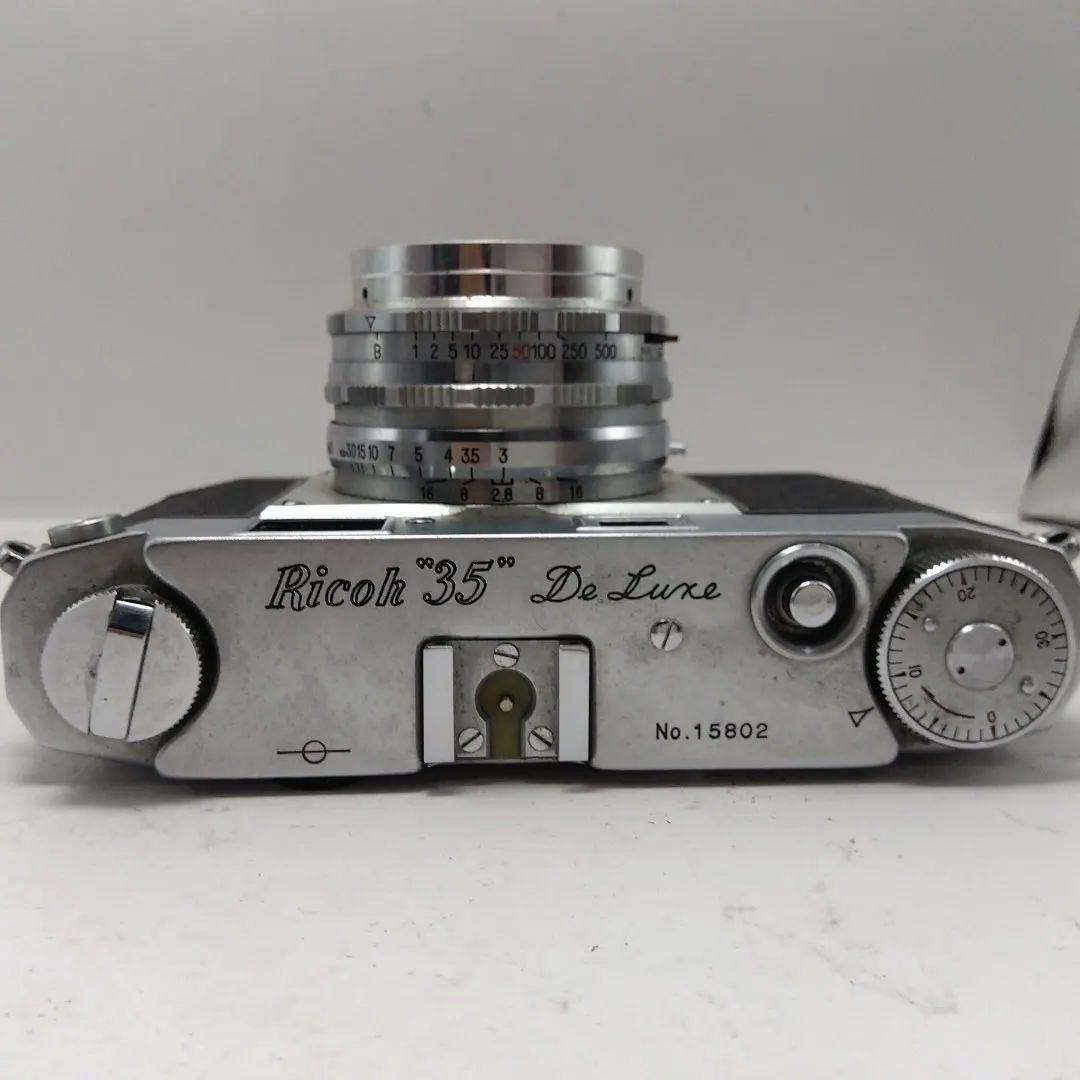 リコー35デラックス Ricoh 35 Deluxe ピストルレバー ケース付