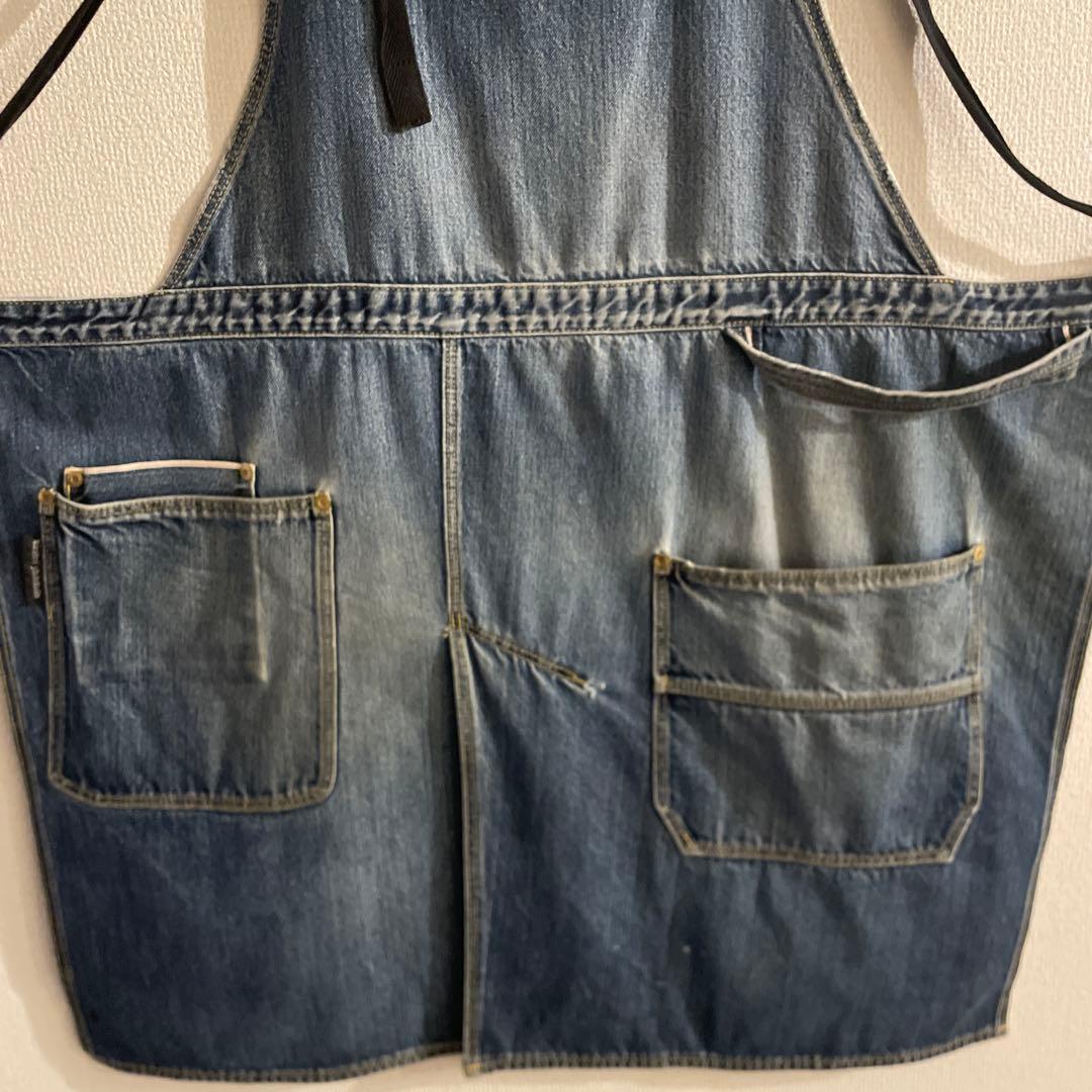 セルヴィッチデニムエプロン ビンテージ感がGOOD /made in Japan