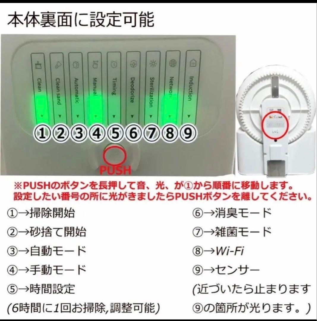Wi-Fi接続 ドーム型猫用トイレ