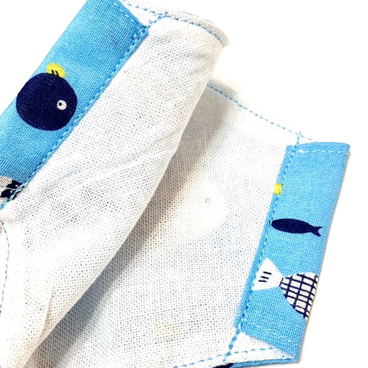 No.96 オーダーマスク　魚　海の生き物　ハンドメイド　おまとめ割