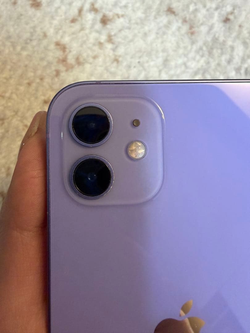 Apple iPhone 12 パープル 本体と箱付き（箱別種）