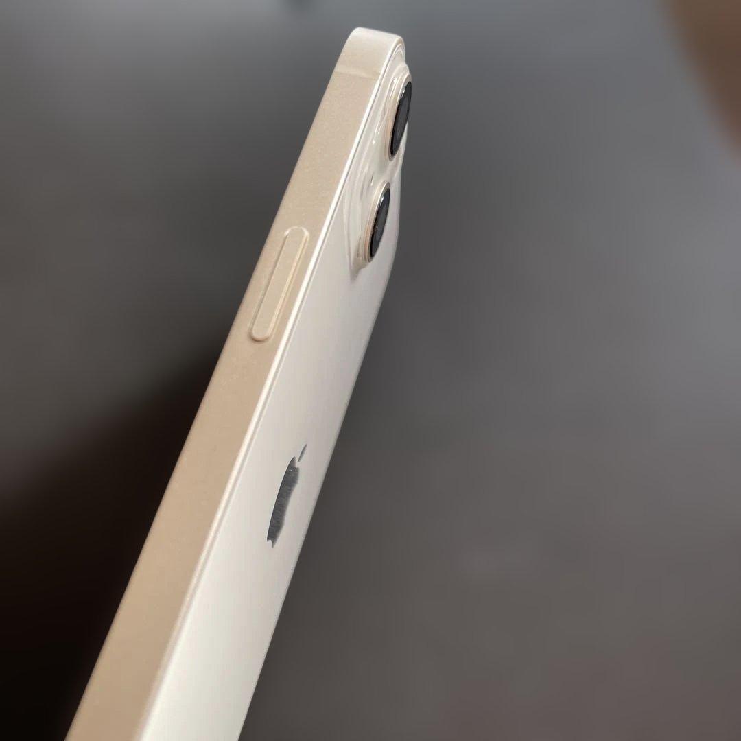 【美品】Apple iPhone 13 128GB ホワイト バッテリー98%