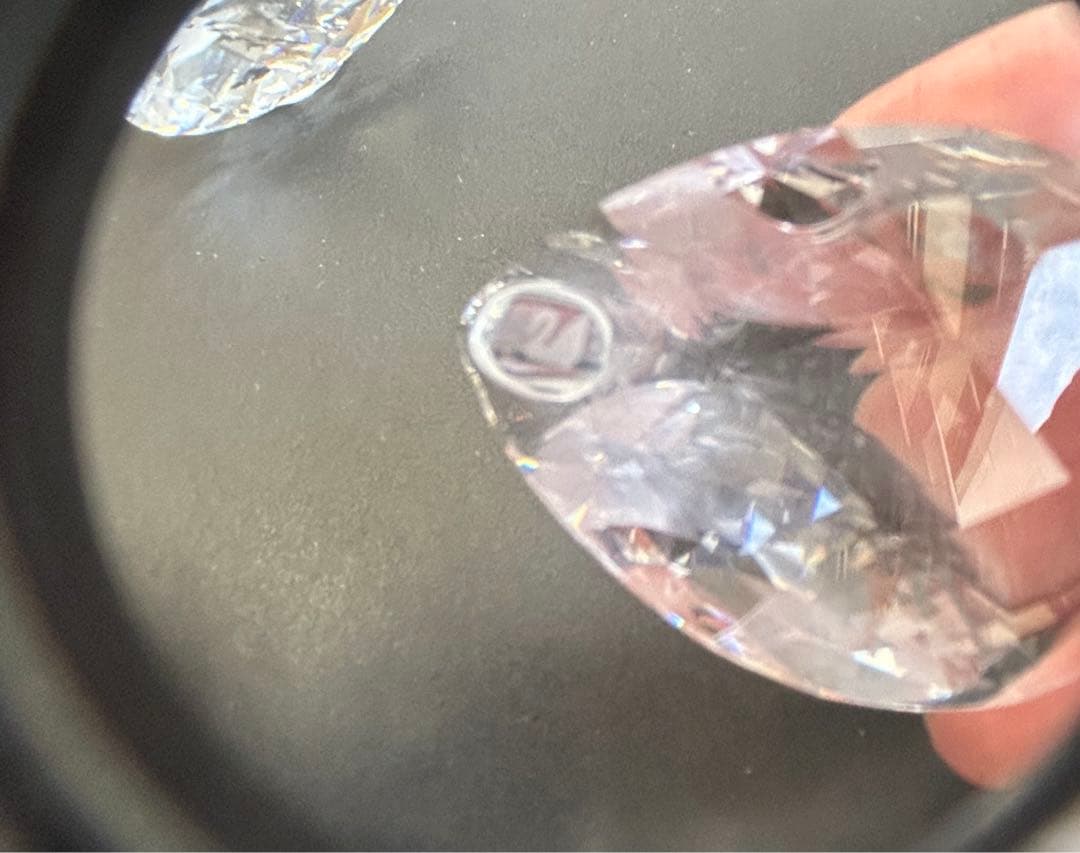 スワロフスキー　白鳥　２羽　クリスタル　置物