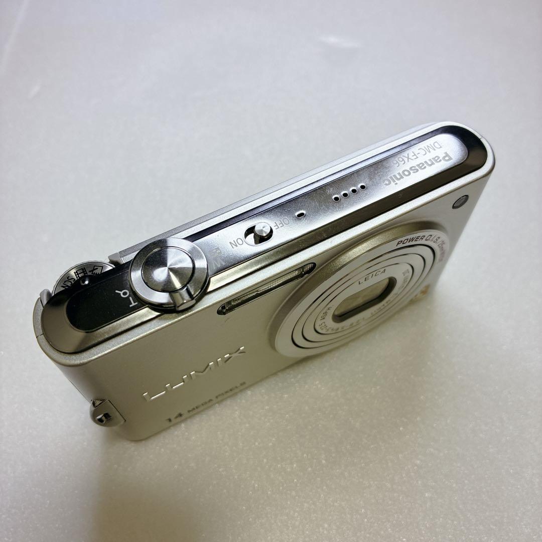 【美品】デジカメPanasonic DMC-FX66 パナソニック　シルバー