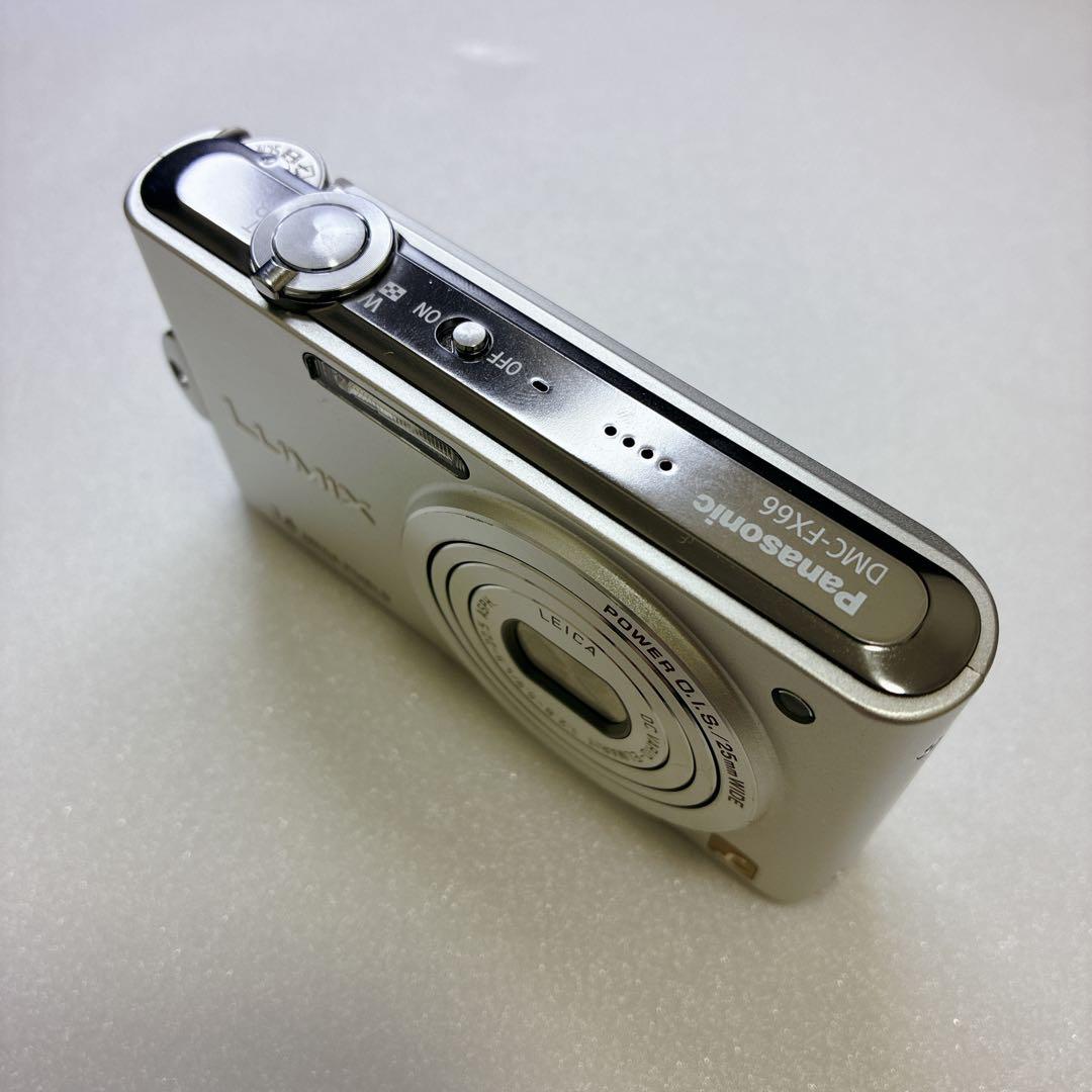 【美品】デジカメPanasonic DMC-FX66 パナソニック　シルバー