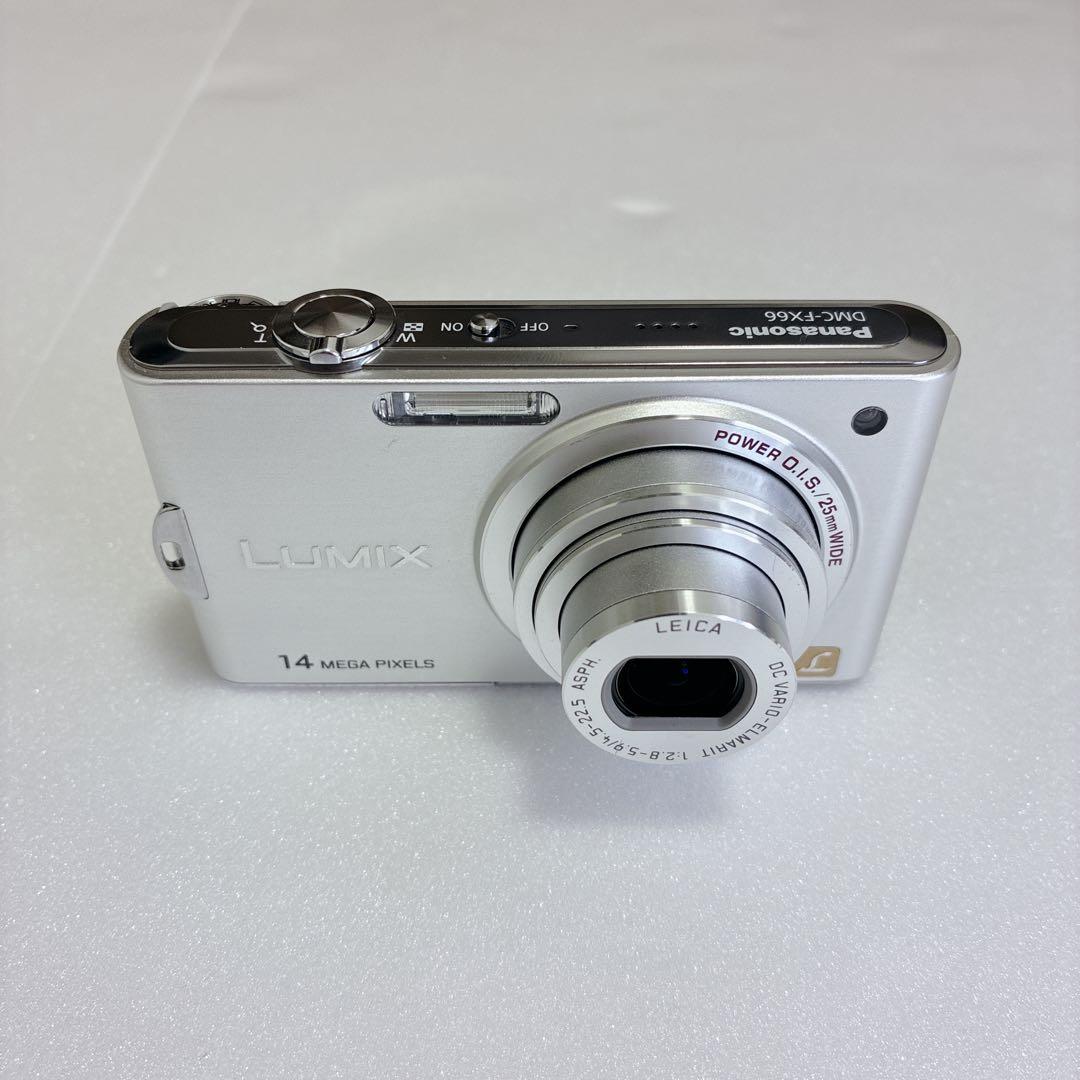 【美品】デジカメPanasonic DMC-FX66 パナソニック　シルバー