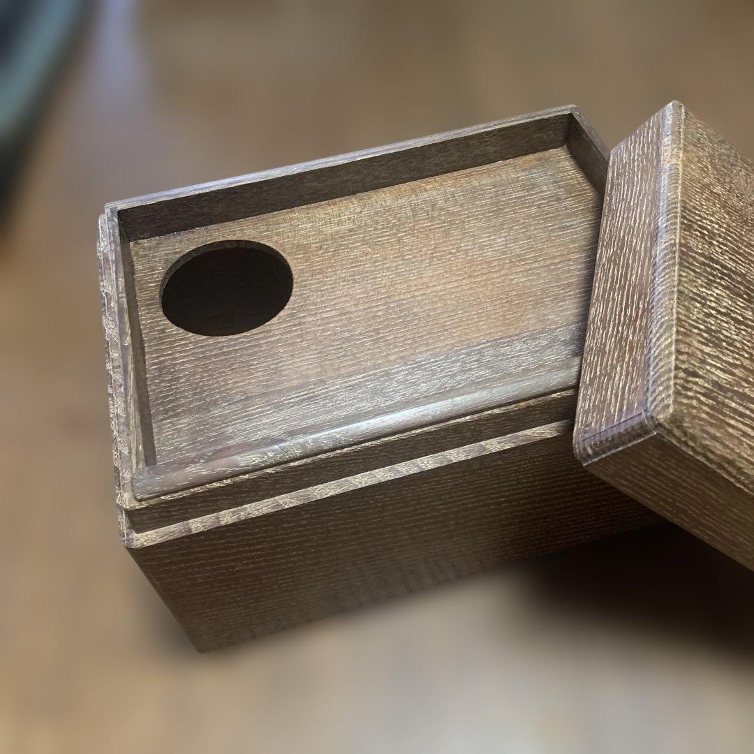 木製野点箱⭐️桑⭐️蔵保管⭐️美品