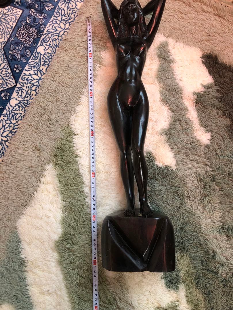 裸婦像 木製 約60cm 3.2kg